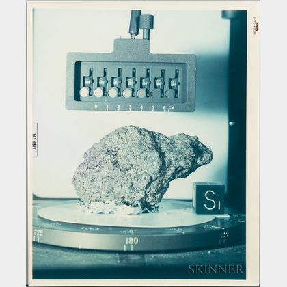 Apollo 15, Moon Rock Samples, Two Photographs, August 1971.