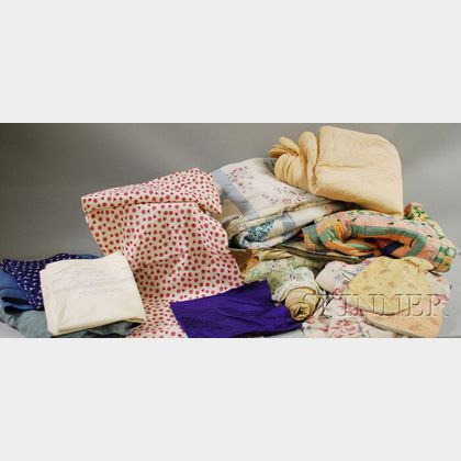 Lot of Vintage and Other Textiles and Fabric