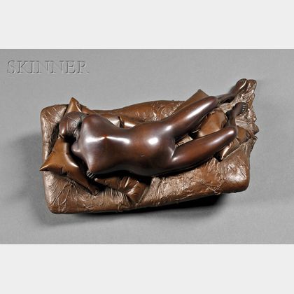 Cornelis Zitman (Dutch/Venezuelan, b. 1926) Bijou /A Two-Piece Sculpture