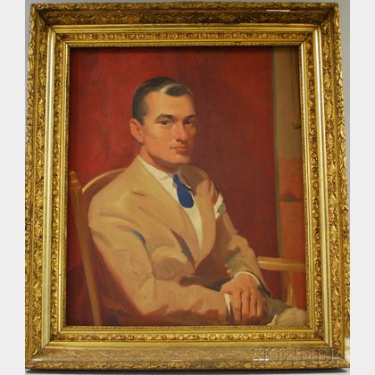 Percy Edward Anderson (American, 1881-1934) Portrait of Mr. Alfred Hopkins, Sr.