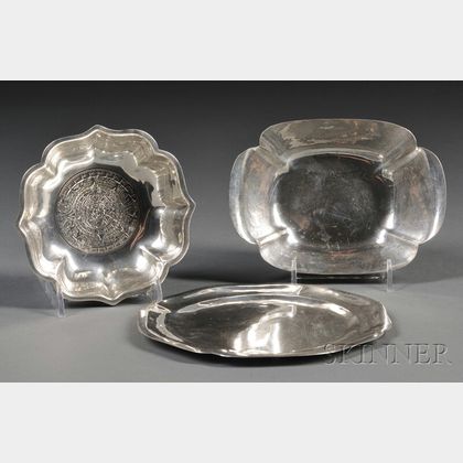 Three Small Sterling Dishes