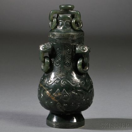 Stone Covered Vase