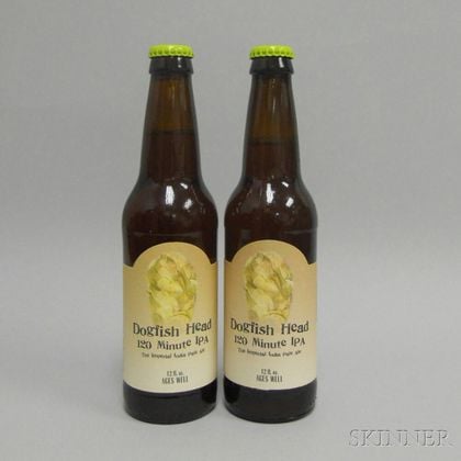 Dogfish Head Brewery 120 Minute IPA bottled 2011, 2 12oz bottles 