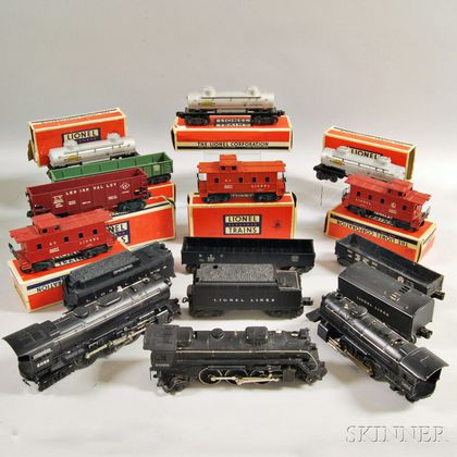 Three Lionel Train Sets