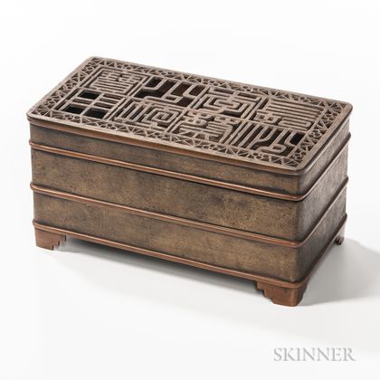 Bronze Incense Box