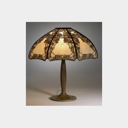 Handel Floral Overlay Table Lamp