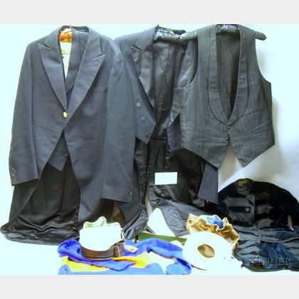 Lot of Men's Early 20th Century Formal Wear and Other Items
