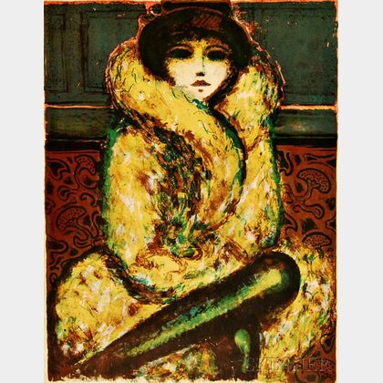 Jean-Pierre Cassigneul (French, b. 1935) The Fur Wrap