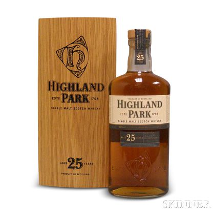 Highland Park 25 Years Old, 1 750ml bottle 