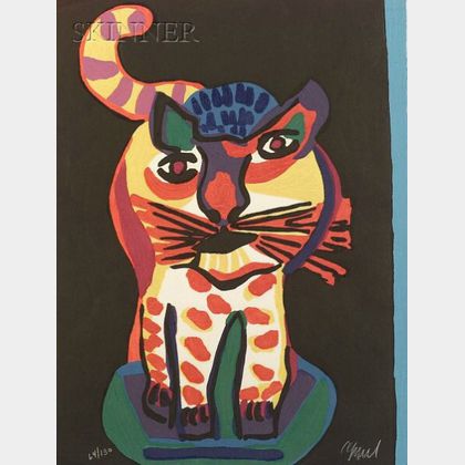 Karel Appel (Dutch, 1921-2006) Tiger Cat