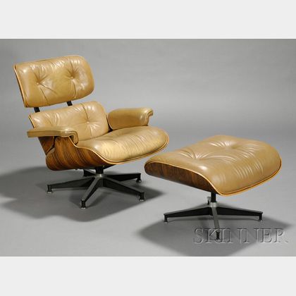 Herman Miller Lounge Chair and Ottoman