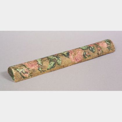 Wallpaper-covered Cardboard Needle Case