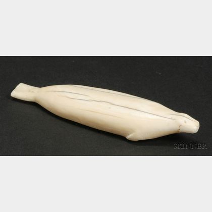 Eskimo Carved Ivory Seal