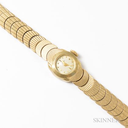 Hamilton 14kt Gold Lady's Wristwatch