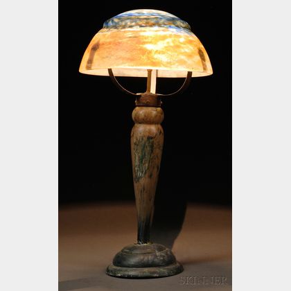 Daum Art Glass Table Lamp