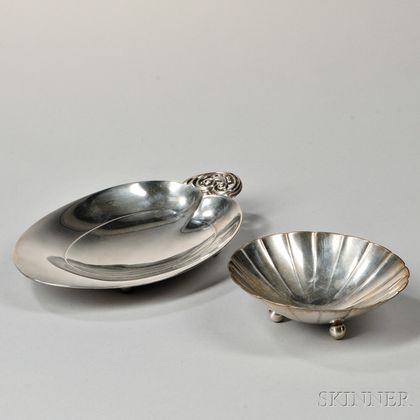 Two Tiffany & Co. Sterling Silver Dishes