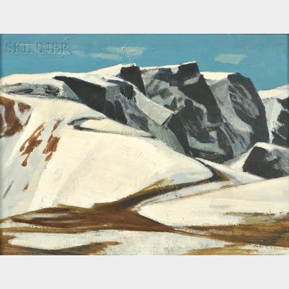 Alan Caswell Collier (American, 1911-1990) West Peak of Beartooth Pass, Wyoming, Elevation-10,970'