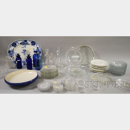 Large Lot of Assorted Glass and Ceramic Tableware and Items
