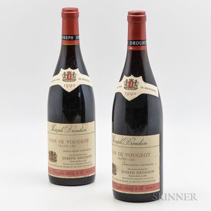 Drouhin Clos Vougeot 1990, 2 bottles 
