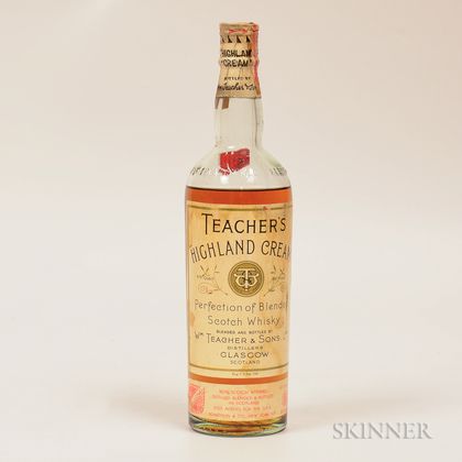 Teachers Highland Cream, 1 4/5 quart bottle 