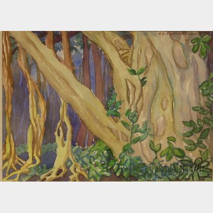 Yngve Edward Soderberg (American, 1896-1971) Banyan Tree
