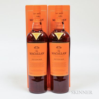 Macallan Edition No. 2, 2 750ml bottles (oc) 