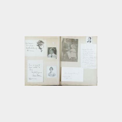 (Autograph/Scrapbook, early 20th Century)