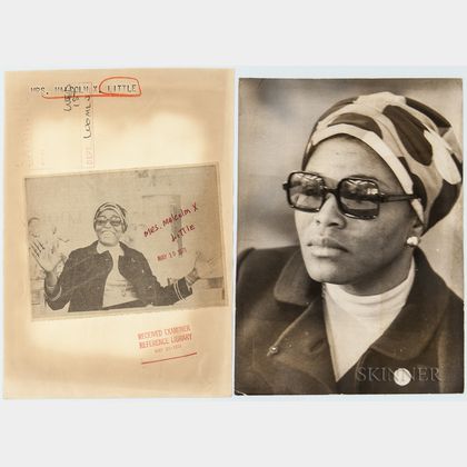 Two Press Photographs of Betty Shabazz