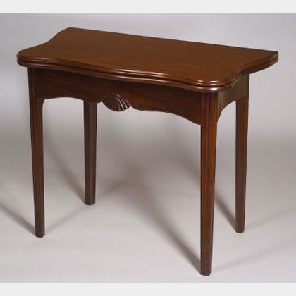 Chippendale Carved Mahogany Game Table