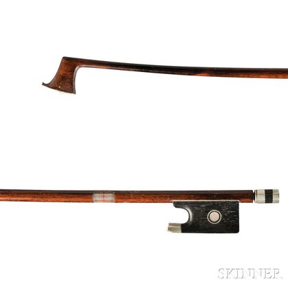Nickel-mounted Violin Bow, Bausch School