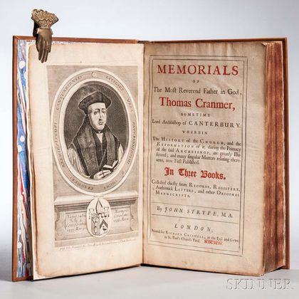 Strype, John (1643-1737) Memorials of the Most Reverend Father in God, Thomas Cranmer.
