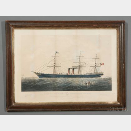 Currier & Ives, publishers (American, 1857-1907) The Royal Mail Steamship Australasian...