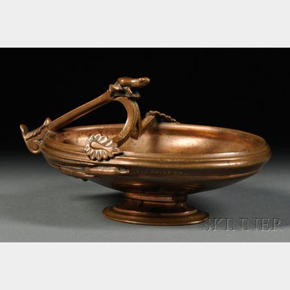 Brass Footed Tray