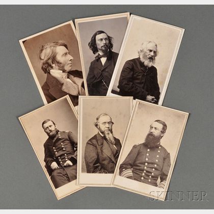Cartes-de-Visite Album of Prominent 19th Century Figures