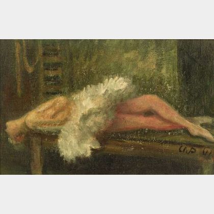 Waldo Pierce (American, 1884-1970) Dancer Resting