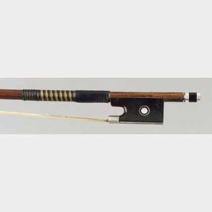 English Silver and Tortoiseshell Violin Bow, probably Arthur Barnes for W.E.Hill & Sons