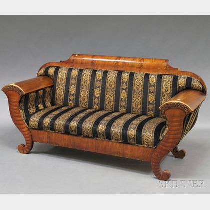 Classical Mahogany Veneered Sofa