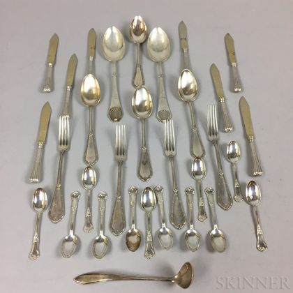 Group of Assorted Continental .800 Silver Flatware