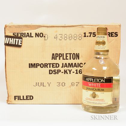 Appleton White Jamaica Rum, 4 1.75 Liter bottles (oc) 
