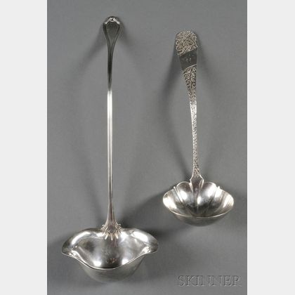 Two Sterling Ladles