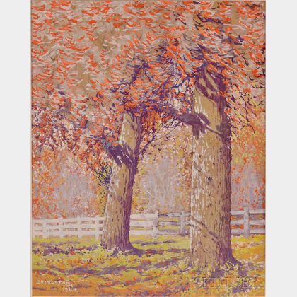 American School, 20th Century Autumn Trees