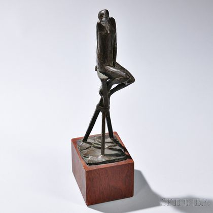 Marianna Pineda (1925-1996) Seated Oracle Sculpture 
