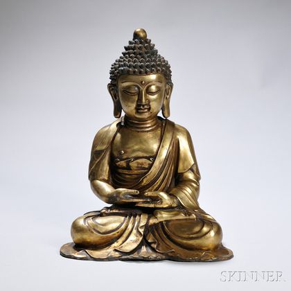 Polished Bronze Buddha
