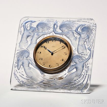 Lalique "Naiades" Clock 