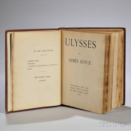 Joyce, James (1882-1941) Ulysses.