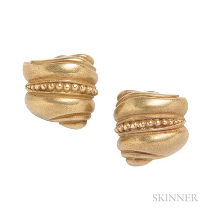 18kt Gold Earrings, Kieselstein-Cord
