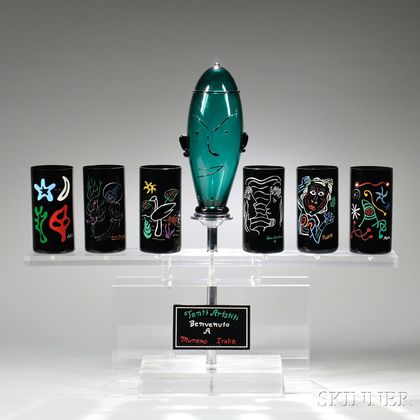Murano Glass Sculptural Group 