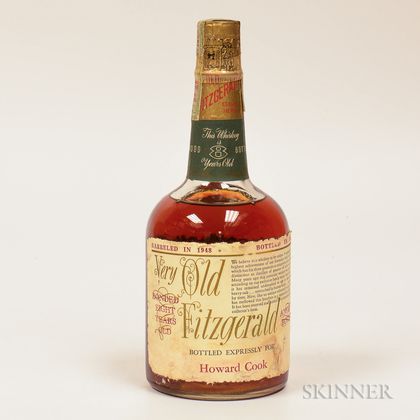 Very Old Fitzgerald 8 Years Old 1948, 1 4/5 quart bottle 