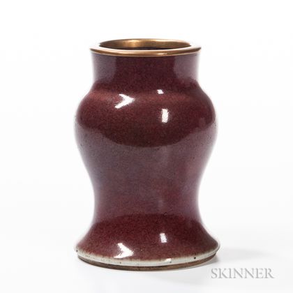 Copper Red-glazed Vase