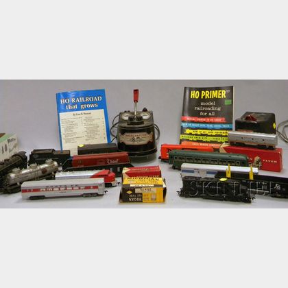 Group of Toy Trains and Cars